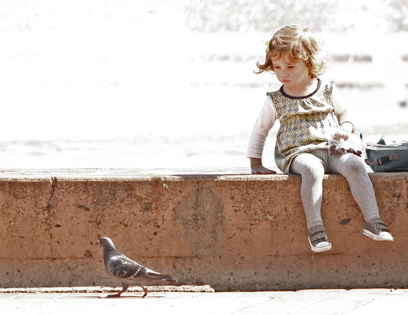 A Girl and a Bird