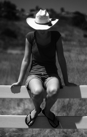 Girl in a Cowboy Hat